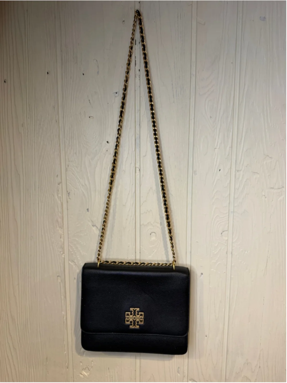 Women's Tory Burch Shoulder Bag One Size Black Gold